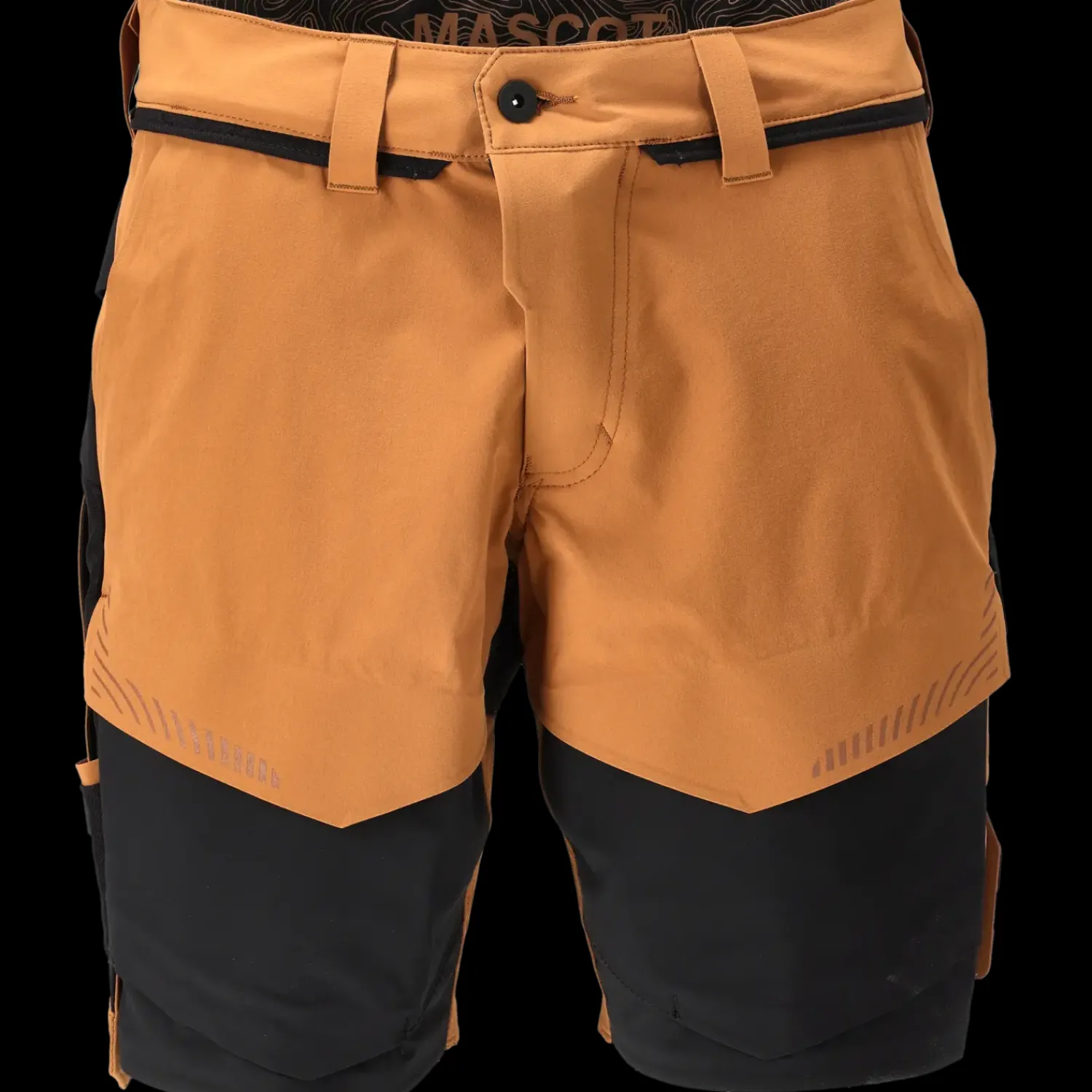 Online Mascot 22149-605 Customized shorts nøddebrun/sort str. 24C48