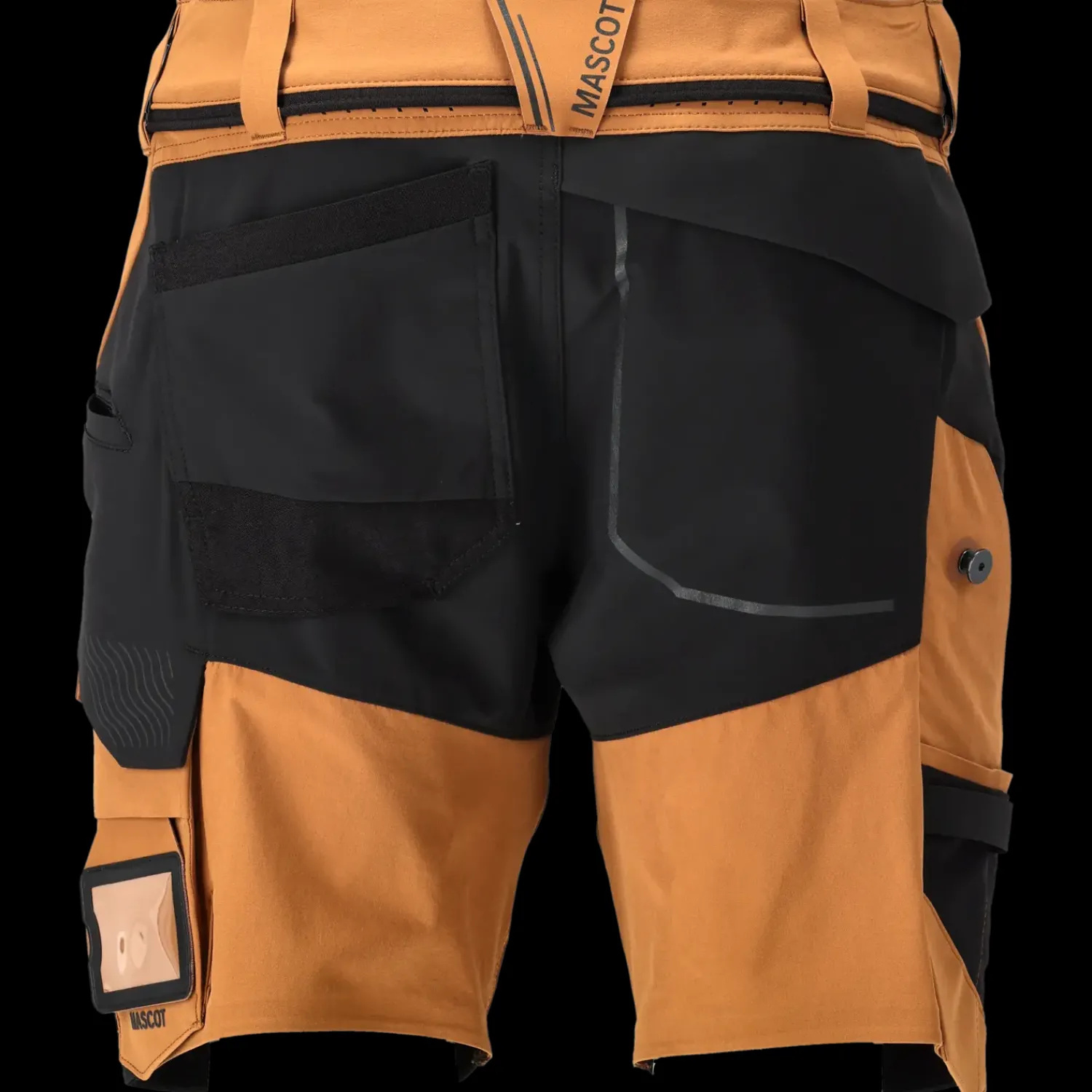 Online Mascot 22149-605 Customized shorts nøddebrun/sort str. 24C48