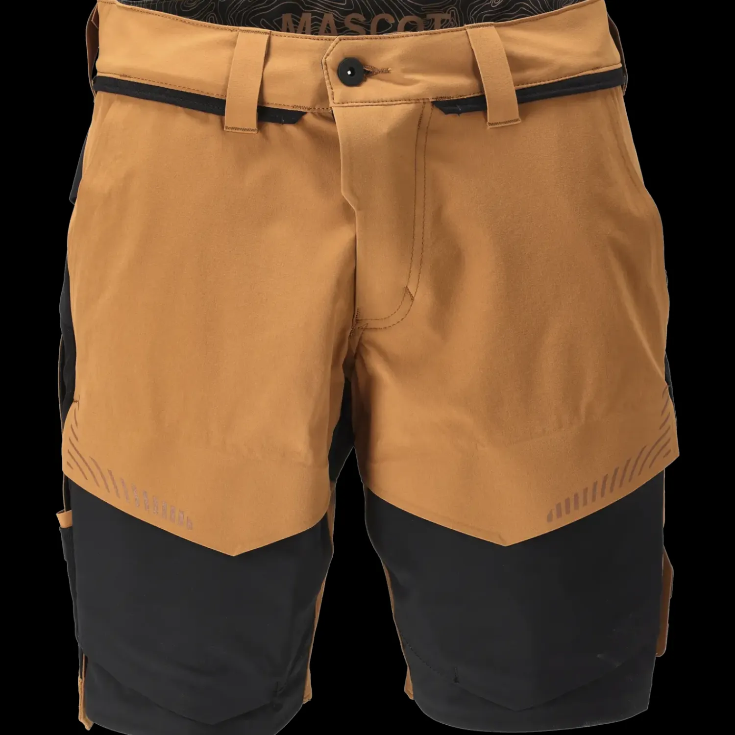 Online Mascot 22149-605 Customized shorts nøddebrun/sort str. 24C48