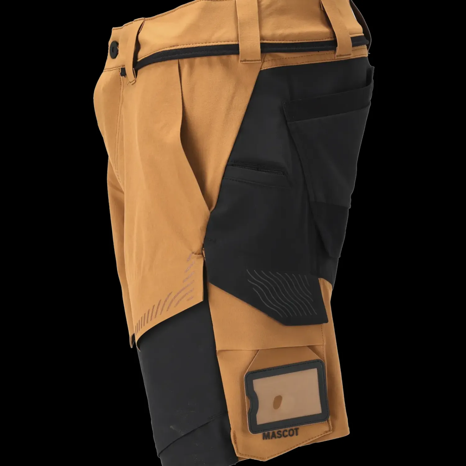 Online Mascot 22149-605 Customized shorts nøddebrun/sort str. 24C48