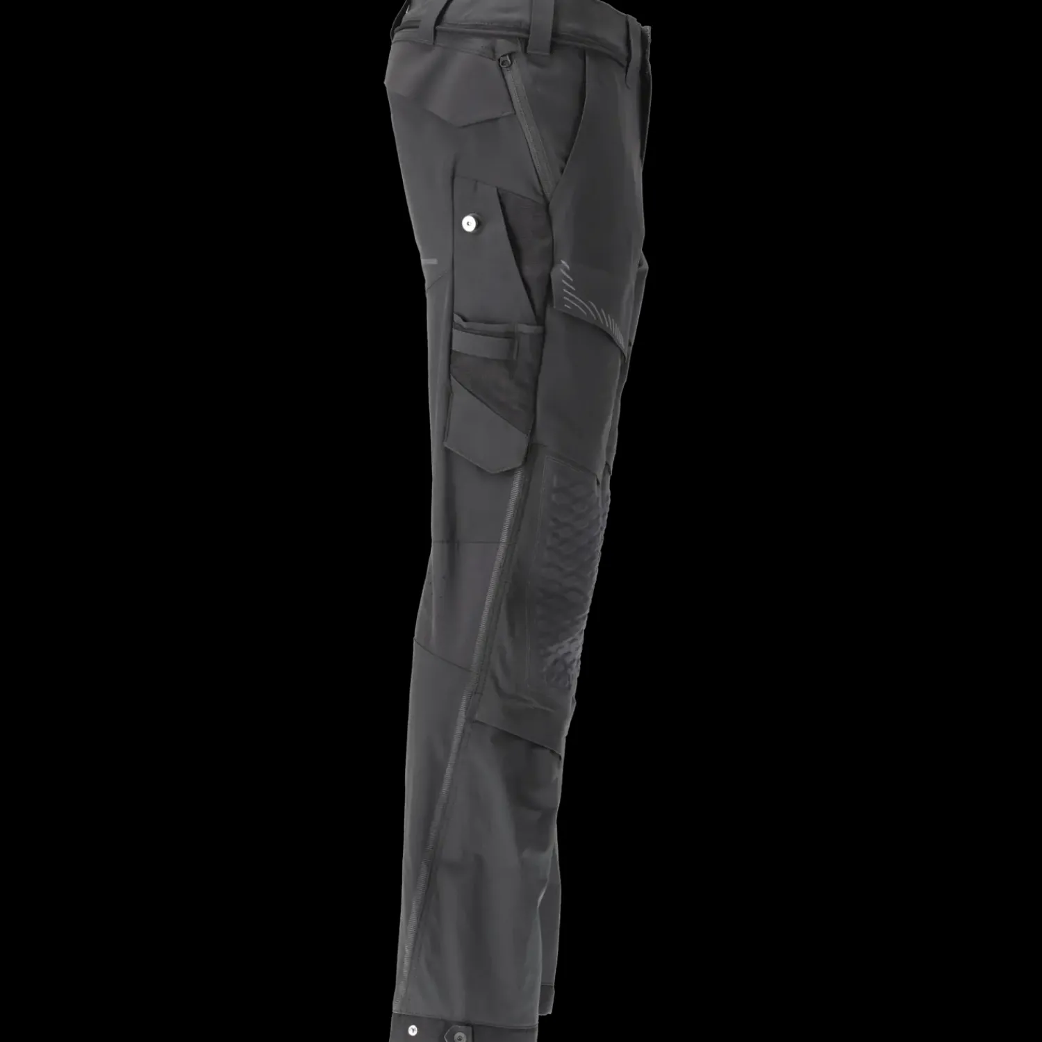 Sale Mascot 22279-605 Customized stretch bukser m/knælommer sort str. 82C50