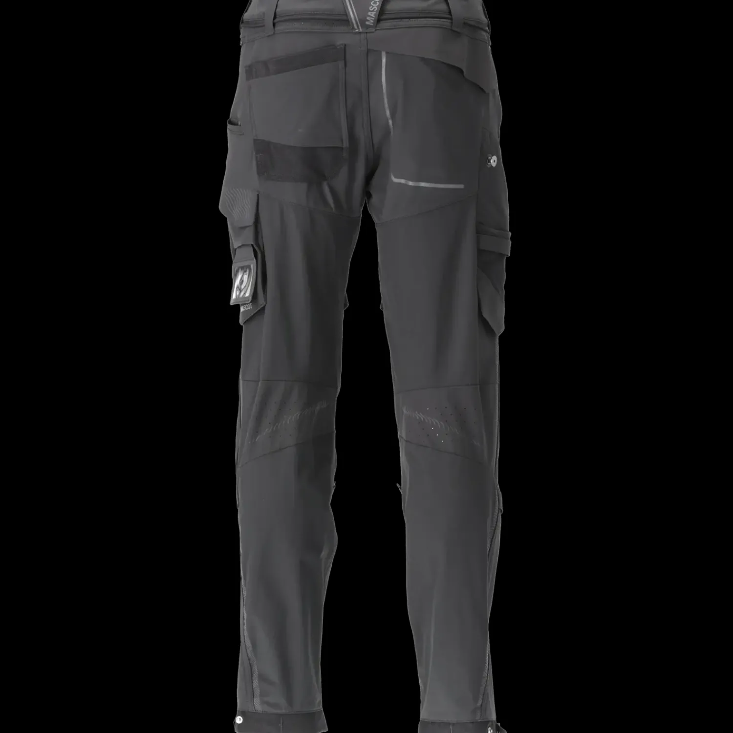 Sale Mascot 22279-605 Customized stretch bukser m/knælommer sort str. 82C50
