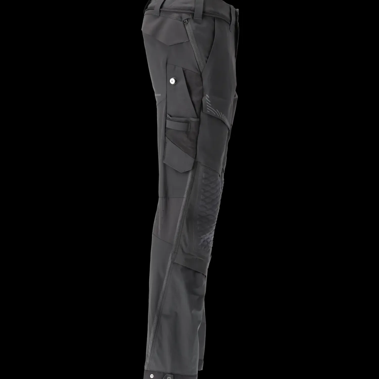 Sale Mascot 22279-605 Customized stretch bukser m/knælommer sort str. 82C50