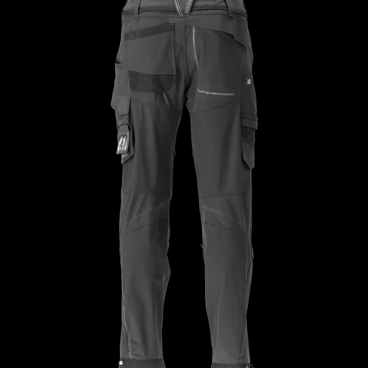 Sale Mascot 22279-605 Customized stretch bukser m/knælommer sort str. 82C50