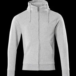 Sale Mascot 51590-970 Gimont hættetrøje m/lynlås grå-meleret str. M
