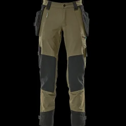 Mascot Arbejdsbukser^Advanced bukser med hængelommer mosgrøn str. 82C56