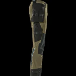 Mascot Arbejdsbukser^Advanced bukser med hængelommer mosgrøn str. 82C56