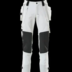 Mascot Arbejdsbukser^Advanced bukser med hængelommer hvid str. 82C50
