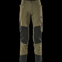 Mascot Arbejdsbukser^Advanced bukser med knælommer mosgrøn str. 82C54