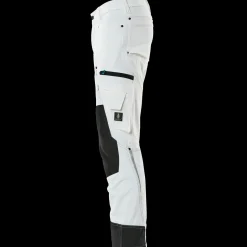 Mascot Arbejdsbukser^Advanced bukser med knælommer hvid str. 82C54