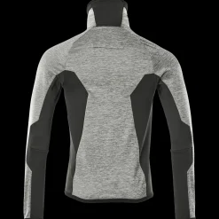 New Mascot Advanced fleecetrøje med lynlås grå-meleret/sort str. XL