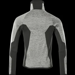 New Mascot Advanced fleecetrøje med lynlås grå-meleret/sort str. XL