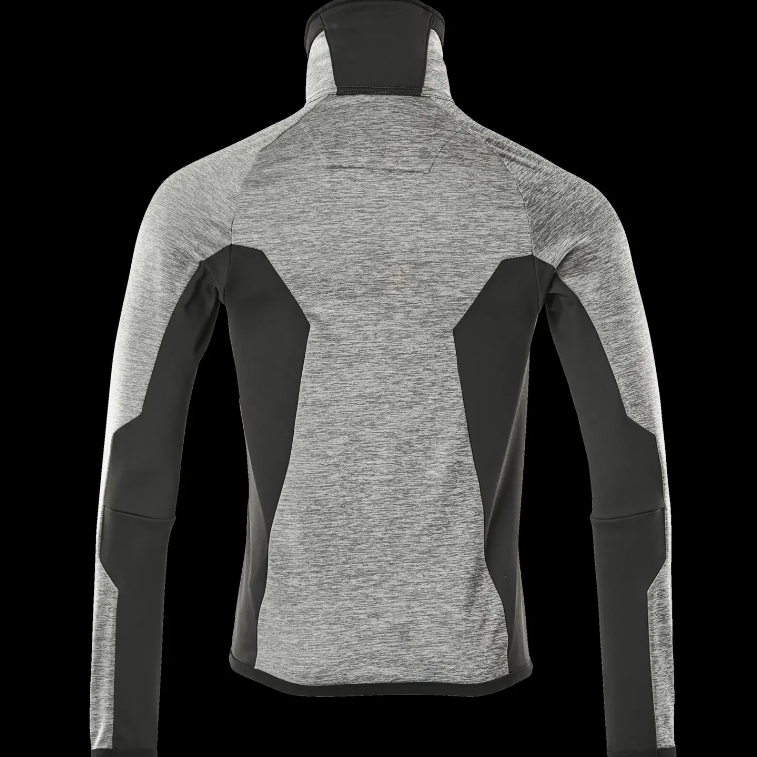 New Mascot Advanced fleecetrøje med lynlås grå-meleret/sort str. XL