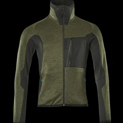 Mascot Jakker Og Veste^Advanced fleecetrøje med lynlås mosgrøn/sort str. XL