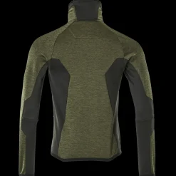 Mascot Jakker Og Veste^Advanced fleecetrøje med lynlås mosgrøn/sort str. XL