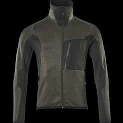 Discount Mascot Advanced fleecetrøje med lynlås mørk antracit/sort str. 2XL