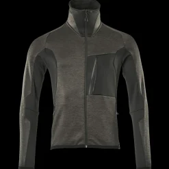 Discount Mascot Advanced fleecetrøje med lynlås mørk antracit/sort str. 2XL