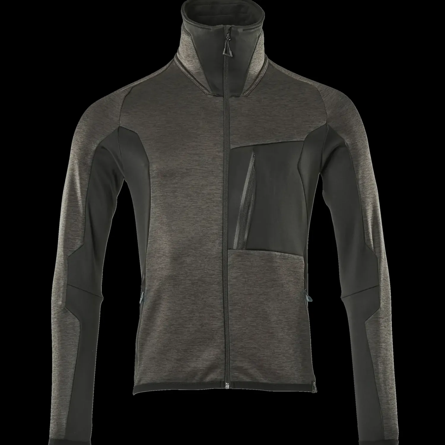 Discount Mascot Advanced fleecetrøje med lynlås mørk antracit/sort str. 2XL