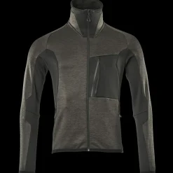 Discount Mascot Advanced fleecetrøje med lynlås mørk antracit/sort str. 2XL