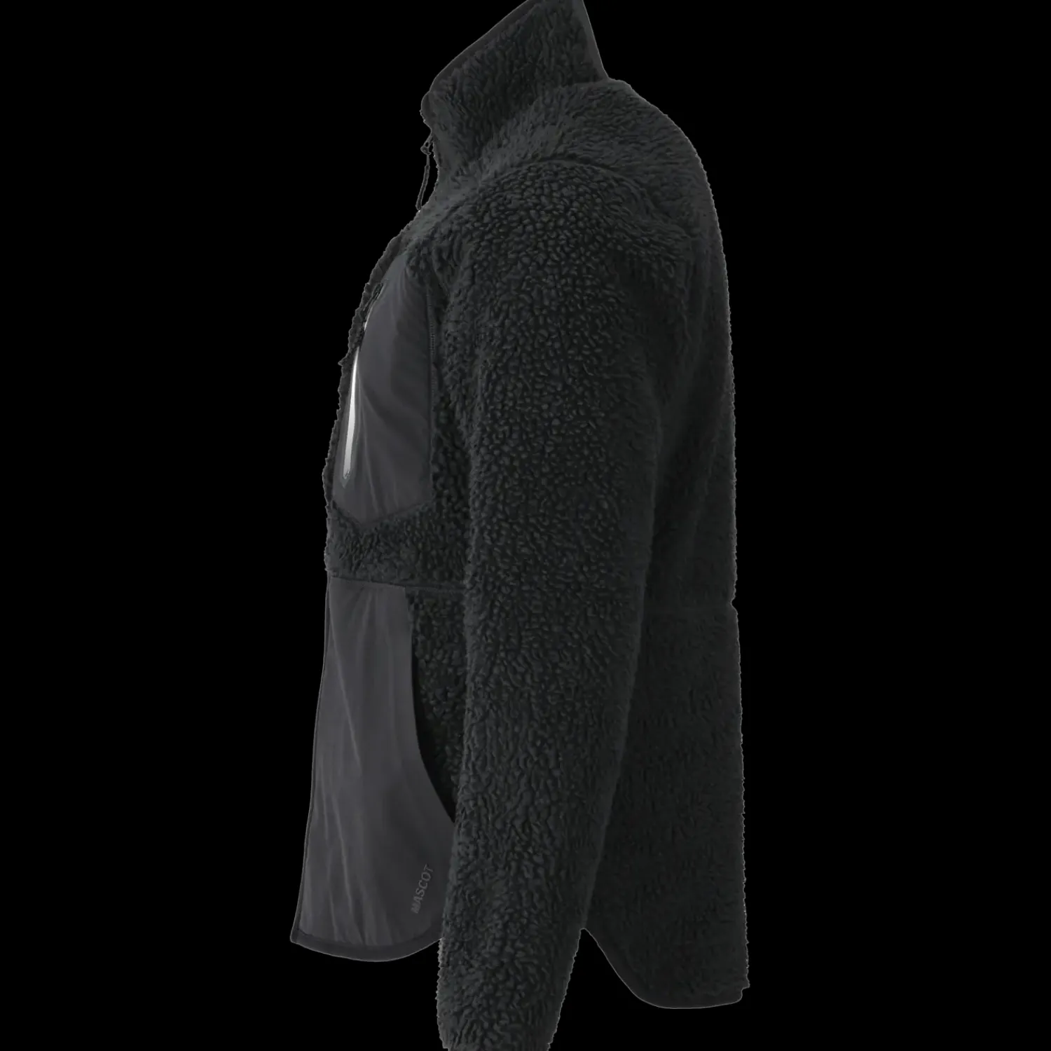 Sale Mascot Customized fiberpelsjakke med lynlås sort str. XL