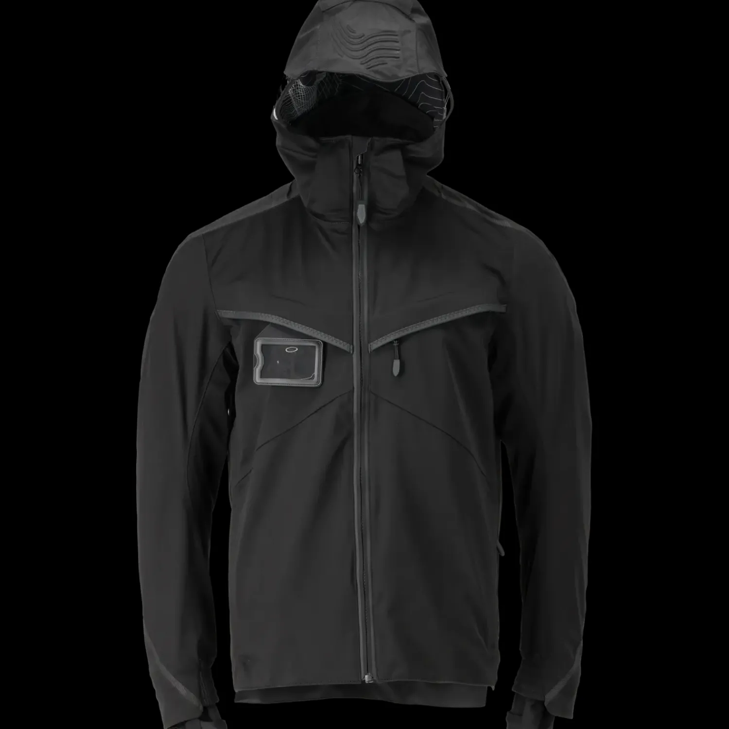 Online Mascot Customized skaljakke sort str. XL