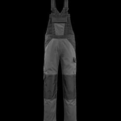 Mascot Arbejdsbukser^Light Leeton overall med knælommer mørk antracit/sort str. 82C54