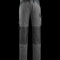 Mascot Arbejdsbukser^Light Temora bukser med knælommer mørk antracit/sort str. 82C48