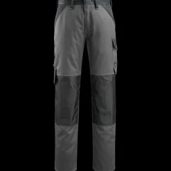 Mascot Arbejdsbukser^Light Temora bukser med knælommer mørk antracit/sort str. 82C48