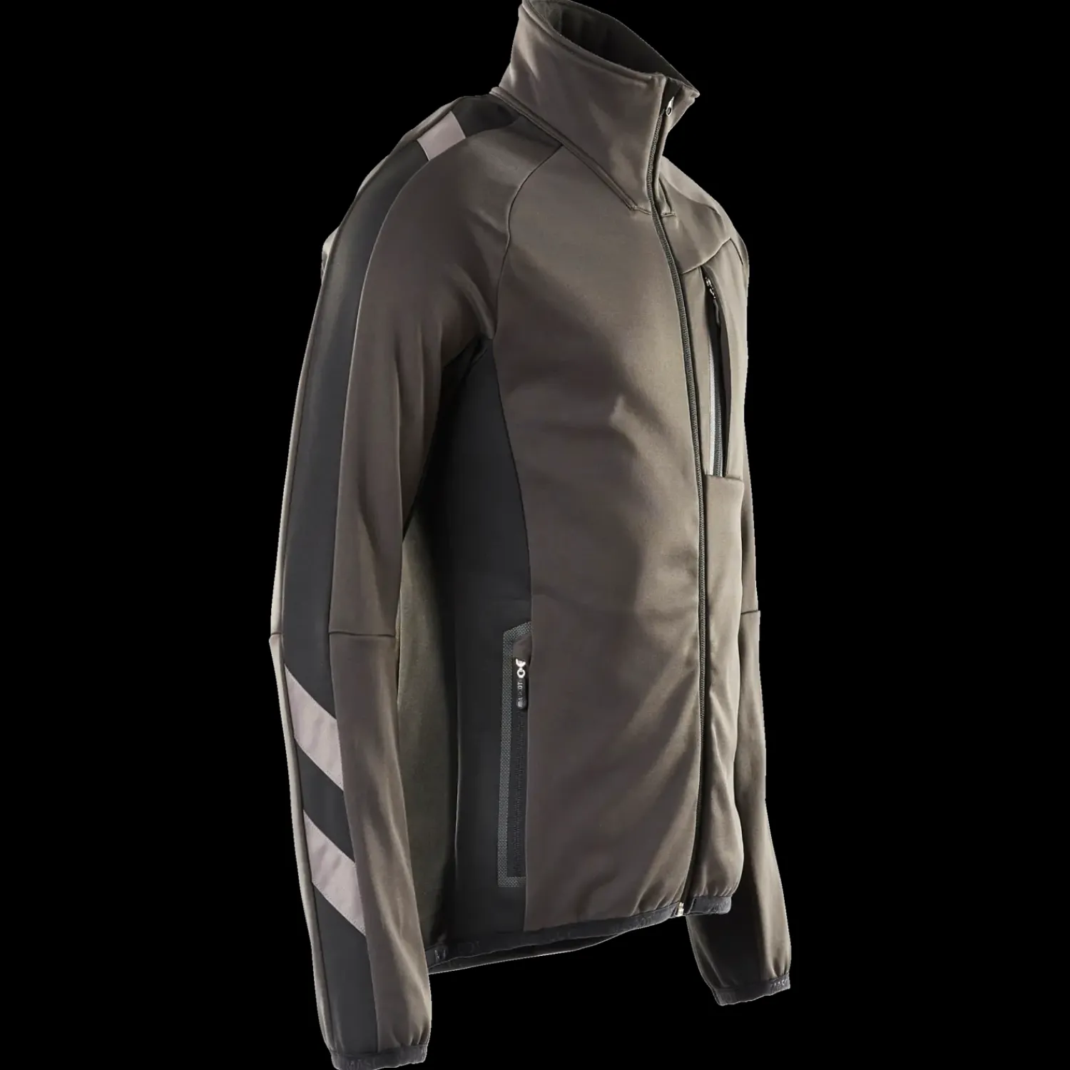 Mascot Trøjer Og Sweatshirts^Unique fleecetrøje med lynlås mørk antracit/sort str. 2XL