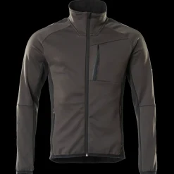 Mascot Trøjer Og Sweatshirts^Unique fleecetrøje med lynlås mørk antracit/sort str. 2XL