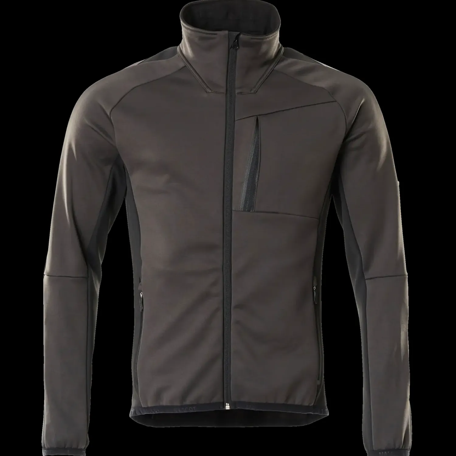 Mascot Trøjer Og Sweatshirts^Unique fleecetrøje med lynlås mørk antracit/sort str. 2XL