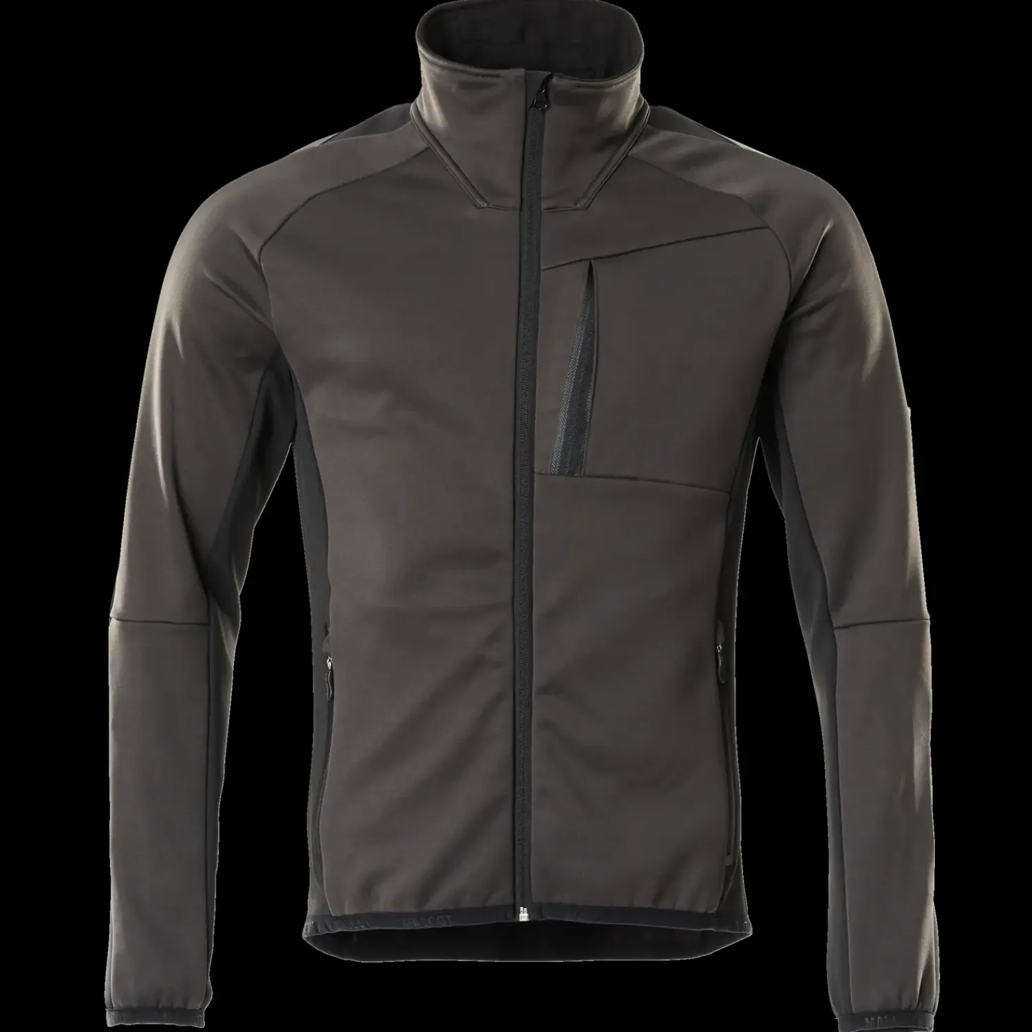 Mascot Trøjer Og Sweatshirts^Unique fleecetrøje med lynlås mørk antracit/sort str. 2XL