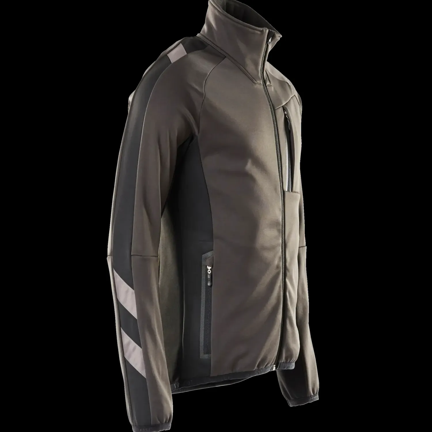 Mascot Trøjer Og Sweatshirts^Unique fleecetrøje med lynlås mørk antracit/sort str. 2XL