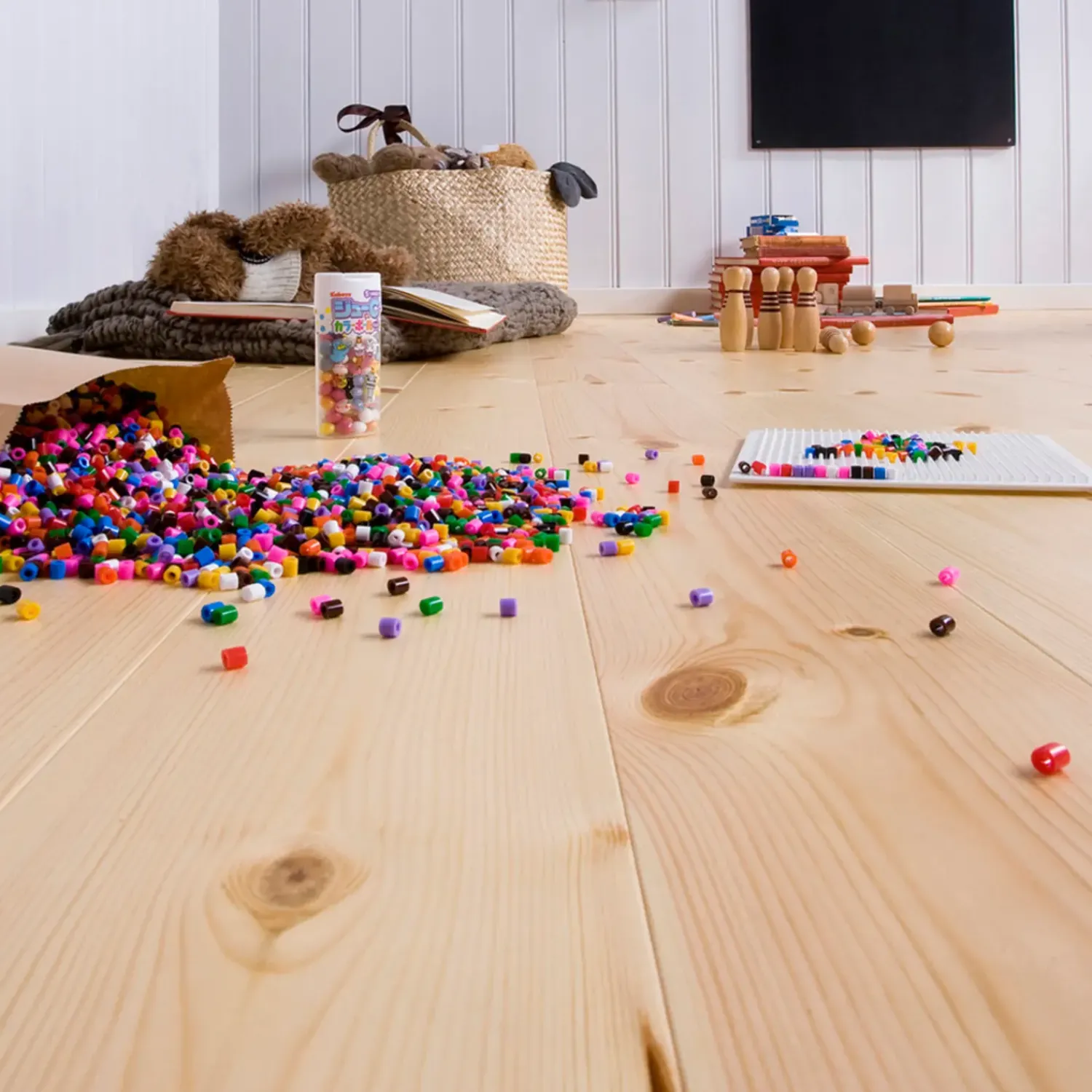 Trægulve^Massiv fyrretræsgulv massiv natur arctic 20x135 mm