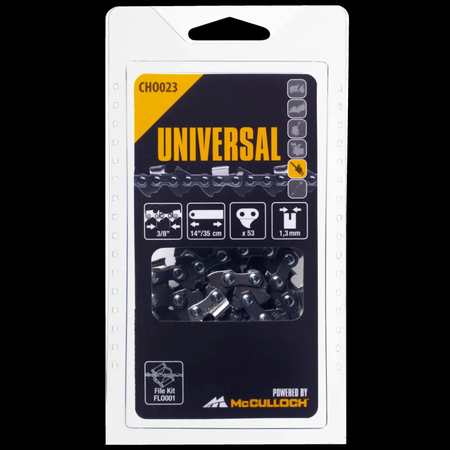 Best McCulloch savkæde CHO 023 3/8 Hobby 53 led 1,3 mm 14"