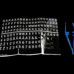 ME|FA Husnumre Og Navneskilte^bogstav klæbeark med pincet