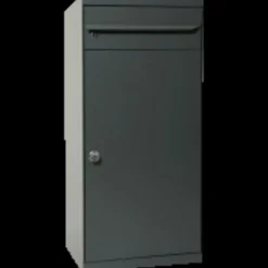 Online ME|FA pakkepostkasse Cedar m/montagestænger (881) basaltgrå