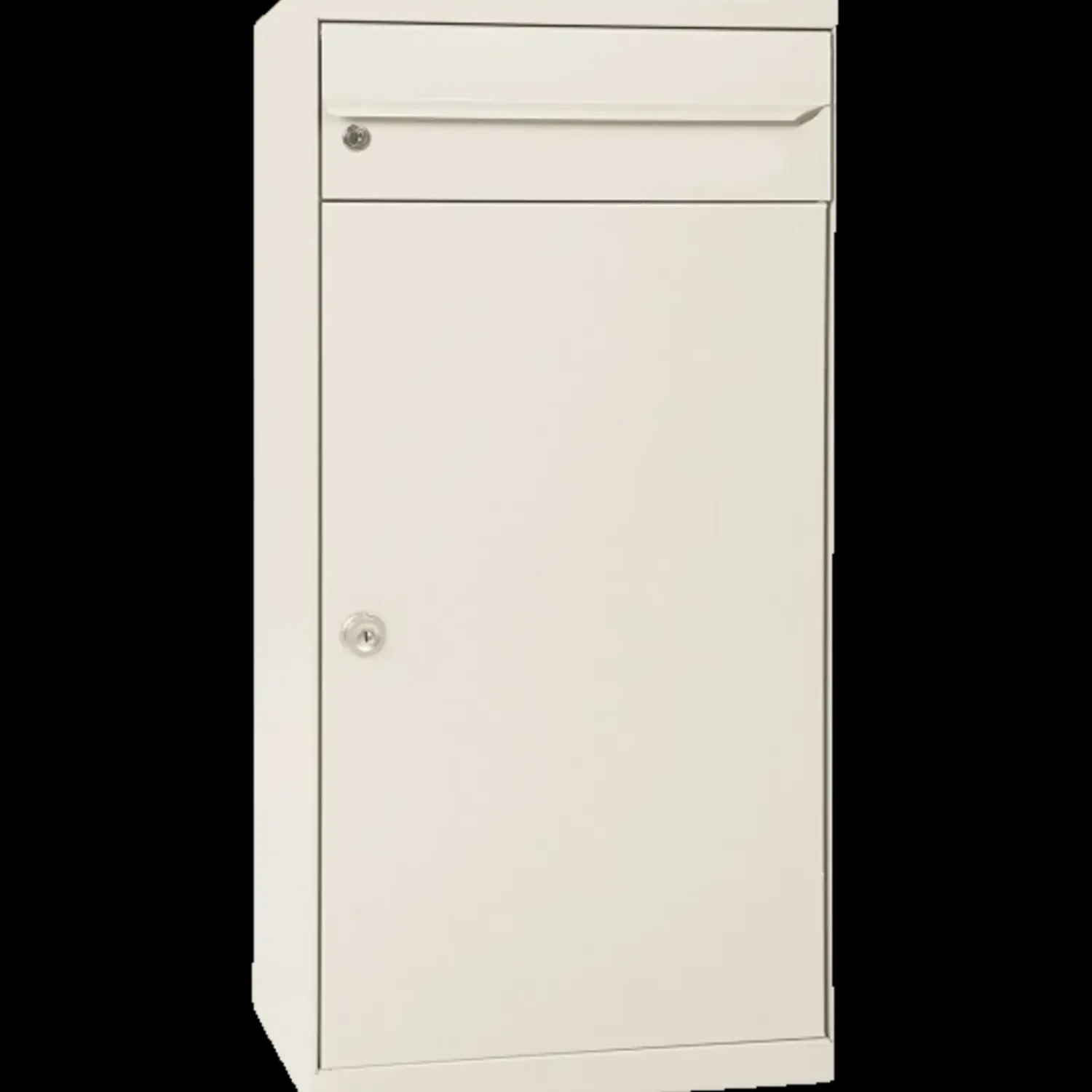 ME|FA Postkasser^pakkepostkasse Cedar m/montagestænger (881) trafikhvid