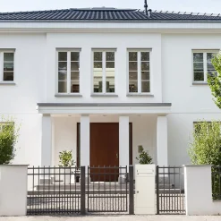 ME|FA Postkasser^pakkepostkasse Mana m/montagestænger (482) med 1 seperat postrum - hvid