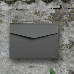 Hot ME|FA postkasse Letter (111) basalt grå med lås