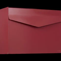 ME|FA Postkasser^postkasse Letter (111) Oxidrød med Ruko lås