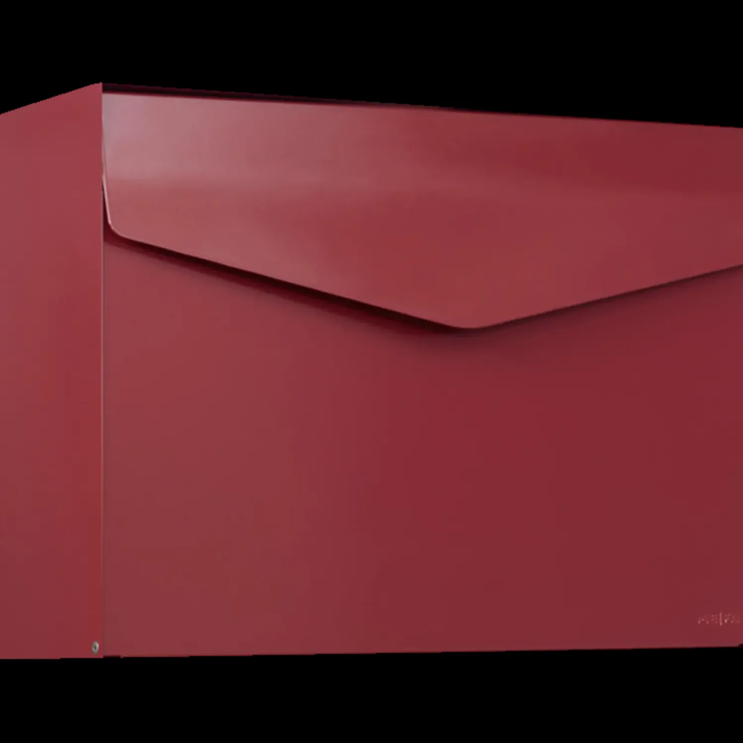 ME|FA Postkasser^postkasse Letter (111) Oxidrød med Ruko lås