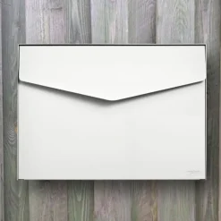 ME|FA Postkasser^postkasse Letter (111) renhvid med lås
