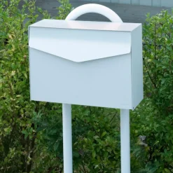 ME|FA Postkasser^postkasse Letter (111) renhvid med lås