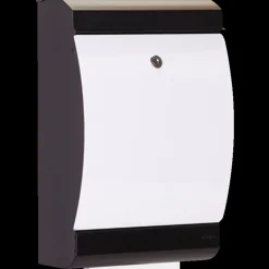 Sale ME|FA  postkasse Penguin (303) sort/hvid