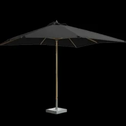 Sale Miami parasol 3x3m sort bøg