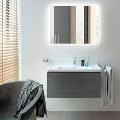 Mikelo Spejle Og Spejlskabe^CL34 LED spejl m/lys bag 70X90CM