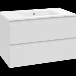 Best Mikelo vaskeskab med porcelænsvask, hvid mat - 60 cm