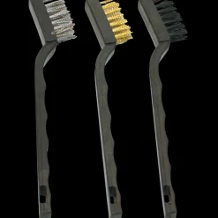 Millarco File, Stålbørster Og Slibesten^stålbørstesæt 3 stk. med 3 rækker