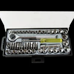 Discount Millarco topnøglesæt 1/4" og 3/8" 50 dele